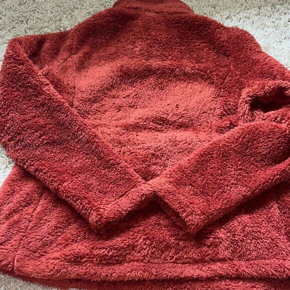Patagonia Women’s Los Gatos Fleece Zip Pullover Size Orange Medium - Picture 9 of 14